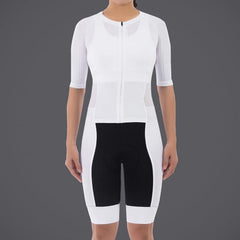 TRAJE DE VELOCIDAD DE MANGA CORTA PARA MUJER