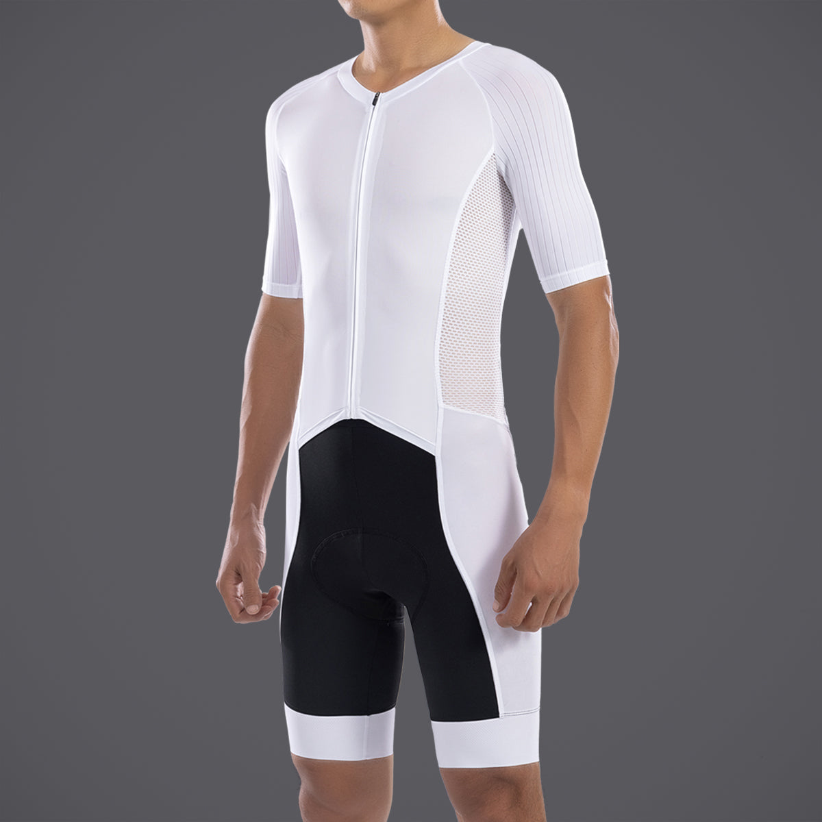 SANTIC CUSTOM SHORT SLEEVE SPEEDSUIT Triathlon Suit