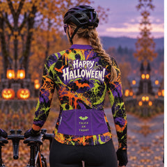 After Dark – Custom Halloween Long Sleeve Cycling Jersey