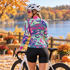 Phantom Rider – Custom Halloween Long Sleeve Cycling Jersey