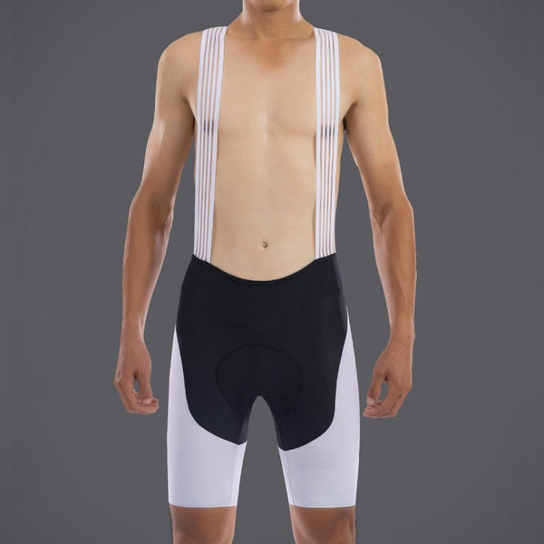 Santic Herren Radshorts Mit Trägern – Atmungsaktiv, Gepolstert, Für Radsport & Triathlon