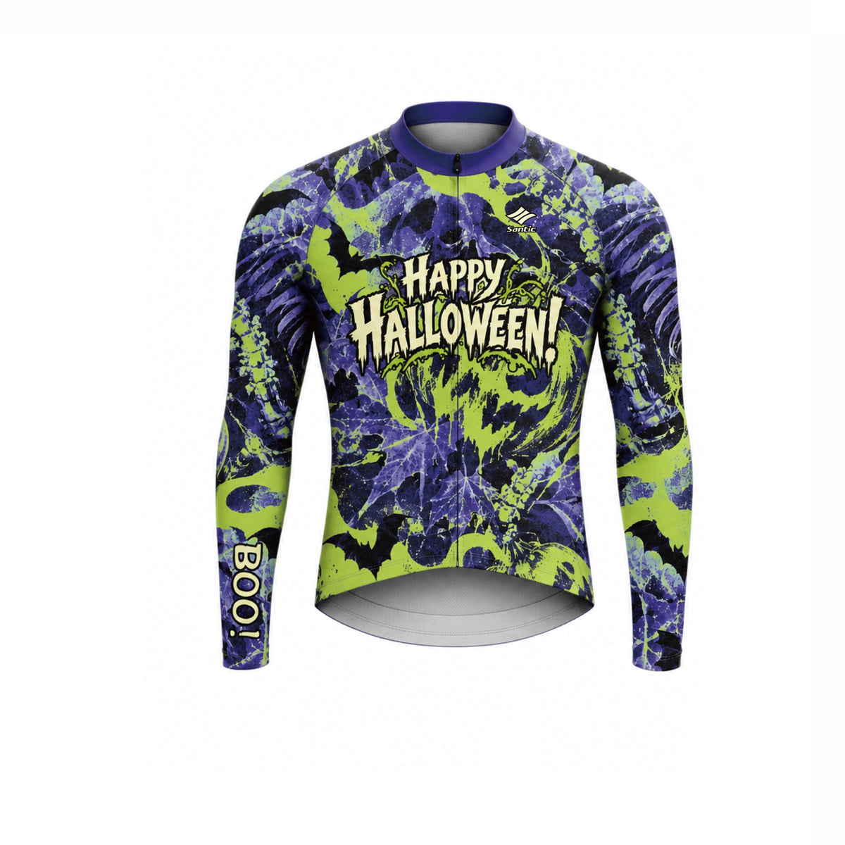 Midnight Ride – Custom Halloween Long Sleeve Cycling Jersey