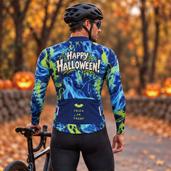 Haunted Roads – Custom Halloween Long Sleeve Cycling Jersey