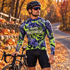 Midnight Ride – Custom Halloween Long Sleeve Cycling Jersey