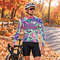 Phantom Rider – Custom Halloween Long Sleeve Cycling Jersey